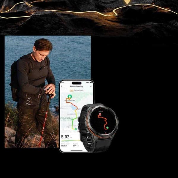 Kospet Tank T3 Ultra Smartklocka Svart