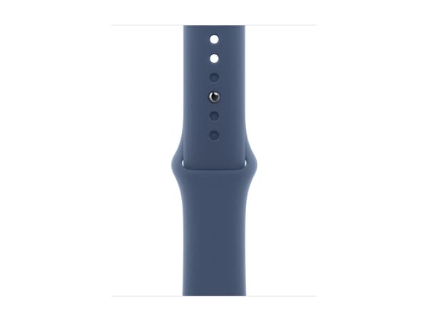 Apple Watch SE (GPS + Cellular) - 2a generation - 40 mm - silveraluminium - smart klocka med sportband - fluoroelastomer - denim - bandstorlek: S/M -