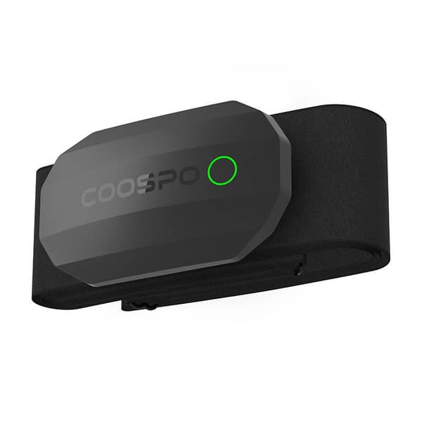 Brystpulsmåler Coospo H808S-B kompatibel med z: Strava, wahooo, mapmyfitness osv.