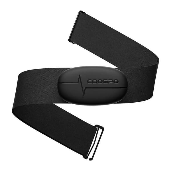 Brystpulsmåler Coospo H6 kompatibel med Strava, wahooo, mapmyfitness osv.