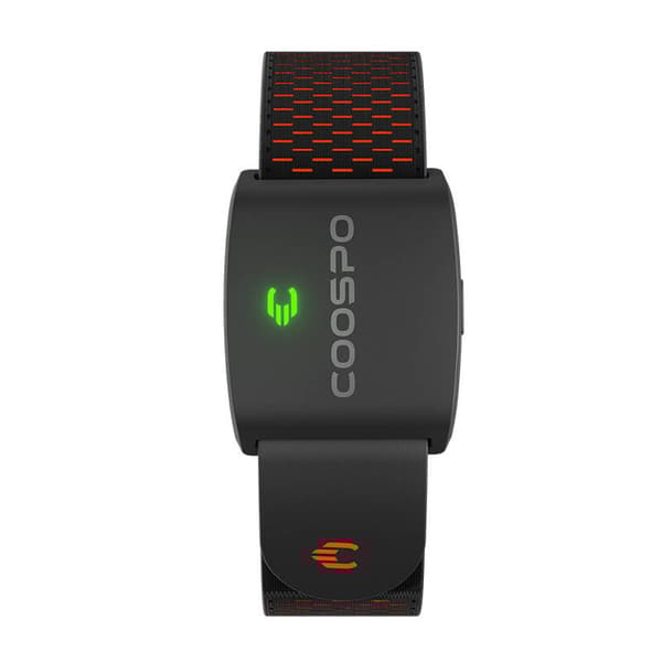 Armbånd hjertefrekvensmåler Coospo HW9 kompatibel med Strava, wahooo, mapmyfitness etc.