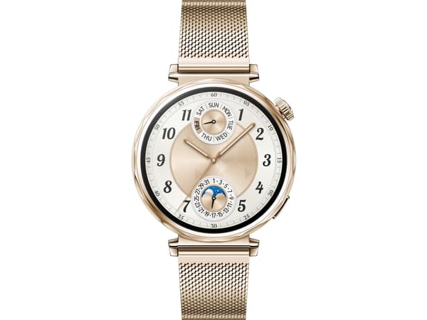 Huawei Watch GT 5 - 41 mm - rostfritt stål - smart klocka med milanese-rem - handledsstorlek: 130-190 mm - display 1.32" - NFC, Bluetooth - 72 g