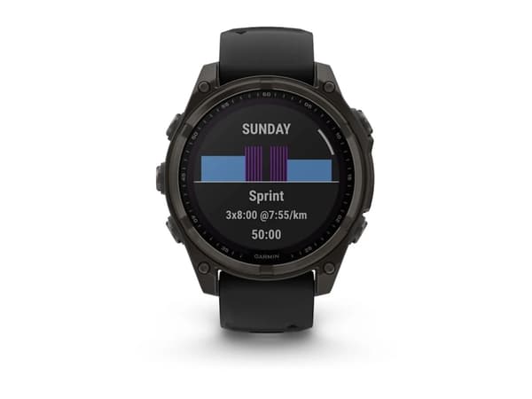 Garmin fenix 8, 3.3 cm (1.3"), Touchscreen, 32 GB, Wi-Fi, GPS (satellite), 80 g
