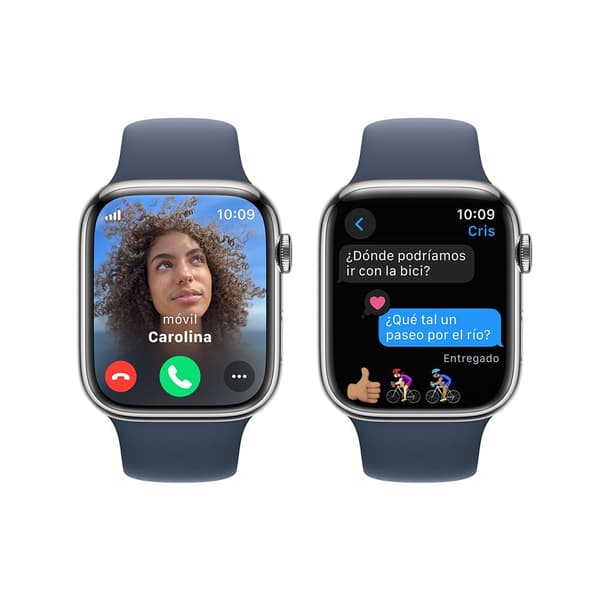 Apple Series 9 Gps+cellular 45 Mm Watch Blå S-M