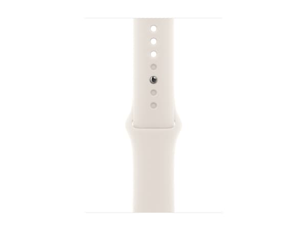 Apple Watch SE (GPS + Cellular) - 2a generation - 44 mm - stjärnljusaluminium - smart klocka med sportband - fluoroelastomer - starlight - bandstorle