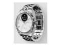 Miniatyrbilde 1 av 5: Withings ScanWatch Nova - Brilliant Edition - 39 mm - rustfritt stål - hybridsmartur med bånd - metall - display 0.63" - grayscale - Bluetooth LE, Wi