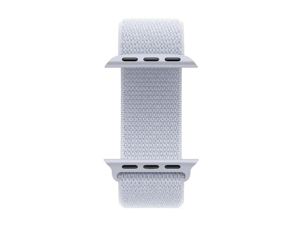 Apple Watch SE (GPS) - 2a generation - 40 mm - silveraluminium - smart klocka med sportögla - mjukt nylon i dubbla lager - blå moln - handledsstorlek