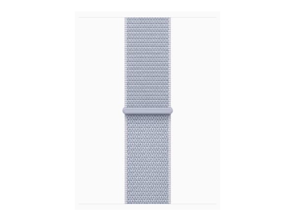 Apple Watch SE (GPS) - 2a generation - 40 mm - silveraluminium - smart klocka med sportögla - mjukt nylon i dubbla lager - blå moln - handledsstorlek