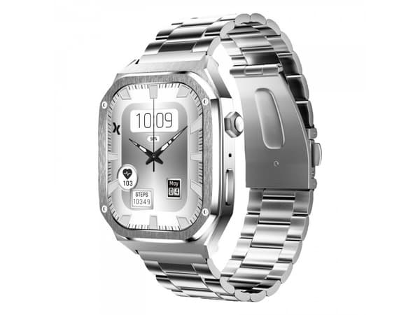 MaxCom FW65 Iron S 4.95 cm (1.95&quot;) AMOLED 41 mm Digital Silver