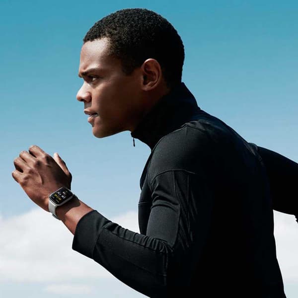 Amazfit Zepp E Square Leather Smartur Sort