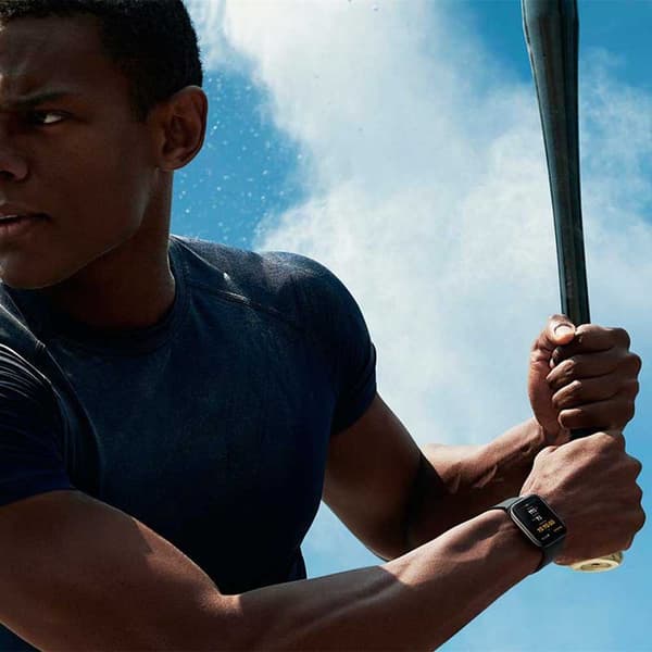 Amazfit Zepp E Square Leather Smartur Sort