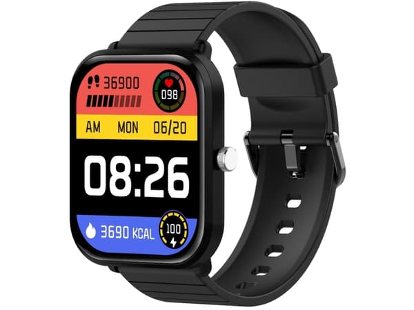 Trainermate 2 Smartwatch med rektangulär urtavla Svart