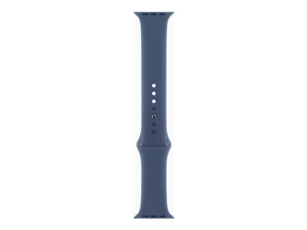 Apple Watch SE (GPS + Cellular) - 2a generation - 40 mm - silveraluminium - smart klocka med sportband - fluoroelastomer - denim - bandstorlek: M/L -
