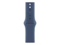 Miniatyrbild 5 av 5: Apple Watch SE (GPS + Cellular) - 2a generation - 40 mm - silveraluminium - smart klocka med sportband - fluoroelastomer - denim - bandstorlek: M/L -