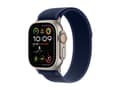 Miniatyrbilde 4 av 5: Apple Watch Ultra 2 - 49 mm - naturlig titan - smartklokke med Trail Loop - nylonvev - blå - båndbredde: M/L - 64 GB - LTE, Wi-Fi 4, UWB, Bluetooth -