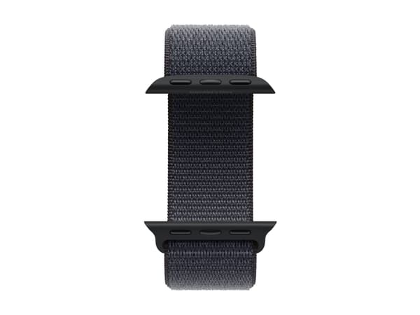 Apple Watch SE (GPS) - 2a generation - 40 mm - midnattsaluminium - smart klocka med sportögla - mjukt nylon i dubbla lager - bläck - handledsstorlek: