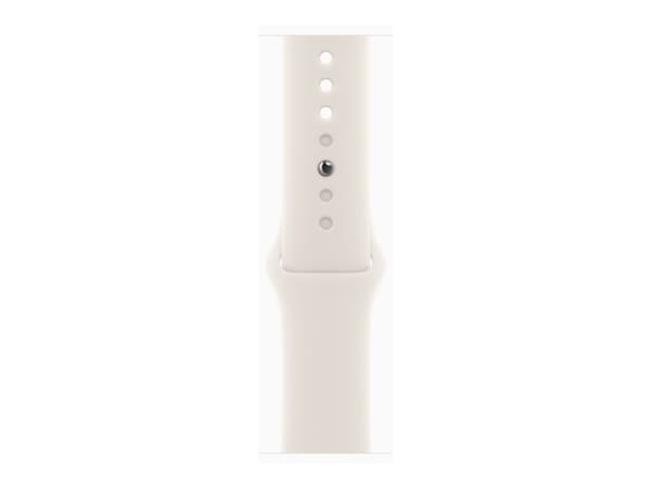 Apple Watch SE (GPS) - 2a generation - 44 mm - stjärnljusaluminium - smart klocka med sportband - fluoroelastomer - starlight - bandstorlek: M/L - 32