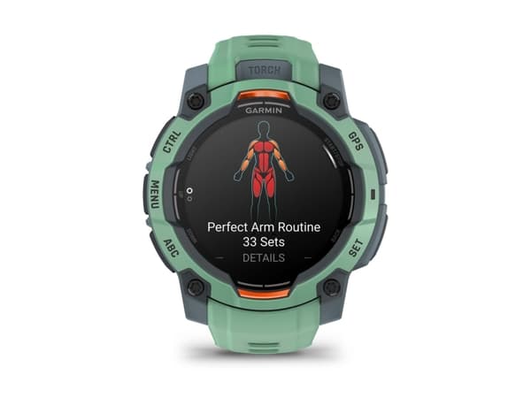Garmin Instinct 3 AMOLED, 3,05 cm (1.2"), AMOLED, Berøringsskjerm, 4 GB, GPS, 53 g