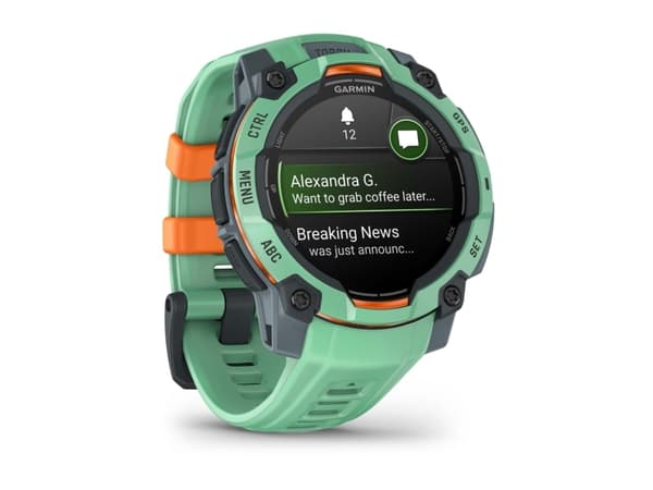 Garmin Instinct 3 AMOLED, 3,05 cm (1.2"), AMOLED, Berøringsskjerm, 4 GB, GPS, 53 g