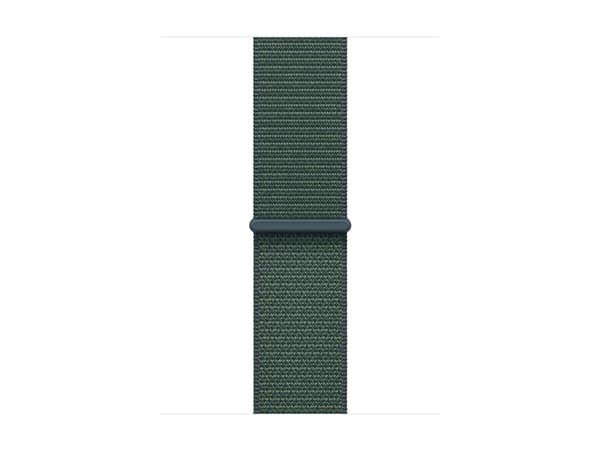 Apple Watch SE (GPS + Cellular) - 2a generation - 40 mm - stjärnljusaluminium - smart klocka med sportögla - mjukt nylon i dubbla lager - sjögrön - h