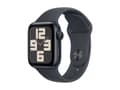 Miniatyrbild 1 av 5: Apple Watch SE (GPS) - 2a generation - 40 mm - midnattsaluminium - smart klocka med sportband - fluoroelastomer - midnatt - bandstorlek: S/M - 32 GB