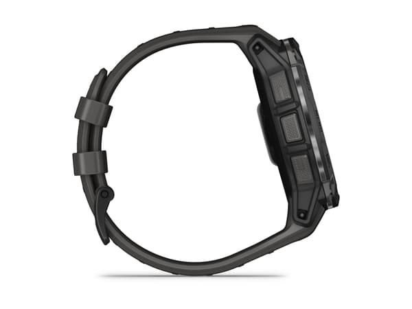 Garmin Instinct 3 AMOLED - 50 mm - svart fiberförstärkt polymer - Ja smart klocka med band - silikon - träkol - display 1.3" - 4 GB - Bluetooth, ANT+