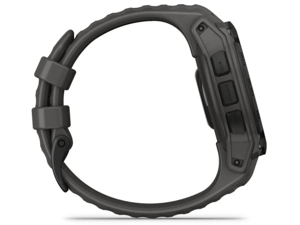 Garmin Instinct E - 40 mm - svart fiberförstärkt polymer - Ja smart klocka med band - silikon - träkol - monokrom - 128 MB - Bluetooth, ANT+ - 41 g
