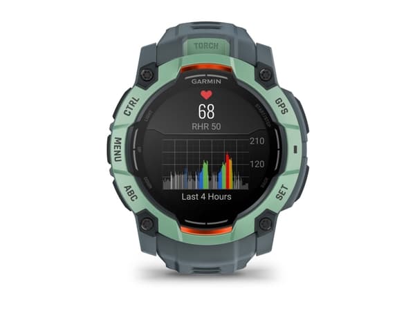 Garmin Instinct 3 AMOLED, 3,3 cm (1.3"), AMOLED, Berøringsskjerm, 4 GB, GPS, 59 g