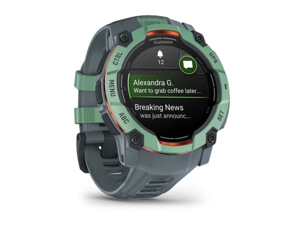 Garmin Instinct 3 AMOLED, 3,3 cm (1.3"), AMOLED, Berøringsskjerm, 4 GB, GPS, 59 g