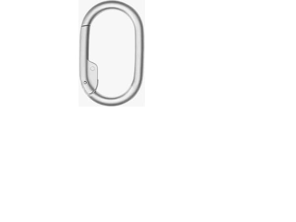 Orbitkey Clip v2 tilläggsring, silver