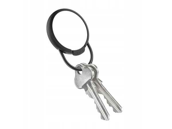 Orbitkey Slim Case for AirTag -pidike avainrenkaalla, musta