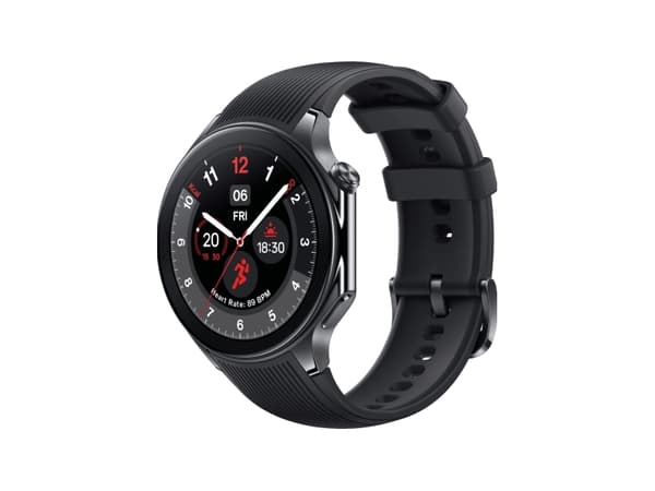 OnePlus Watch 2 - 46 mm - smart klocka med rem - fluoroelastomer - handledsstorlek: 140-210 mm - display 1.43" - 32 GB - Bluetooth, Wi-Fi, NFC - svar