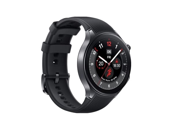 OnePlus Watch 2 - 46 mm - smart klocka med rem - fluoroelastomer - handledsstorlek: 140-210 mm - display 1.43" - 32 GB - Bluetooth, Wi-Fi, NFC - svar