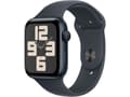 Miniatyrbilde 4 av 4: Apple Watch SE (GPS + Cellular) - 2. generasjon - 44 mm - midnattsaluminium - smartklokke med sportsbånd - fluorelastomer - midnatt - båndbredde: M/L