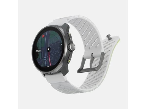 Suunto Race S - 45 mm - glassfiberforsterket polyamid - sportsur med stropp - silikon - hvit-gul gradient - håndleddstørrelse: 125-175 mm - display 1