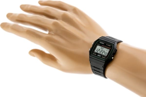 Zegarek Casio Zegarek Męski CASIO F-91W-3DG uniwersalny