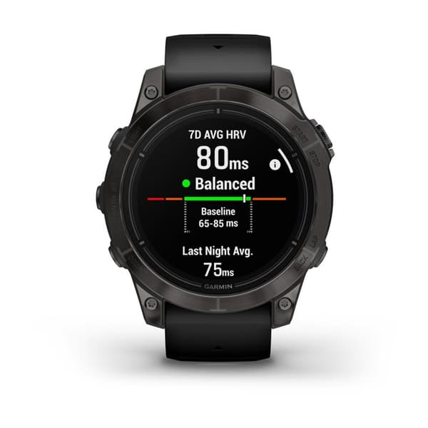 Garmin EPIX PRO g2 47mm Sapphire Carbon Grey DLC Tit. Sort