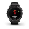 Miniatyrbillede 10 af 10: Garmin EPIX PRO g2 47mm Sapphire Carbon Grey DLC Tit. Sort