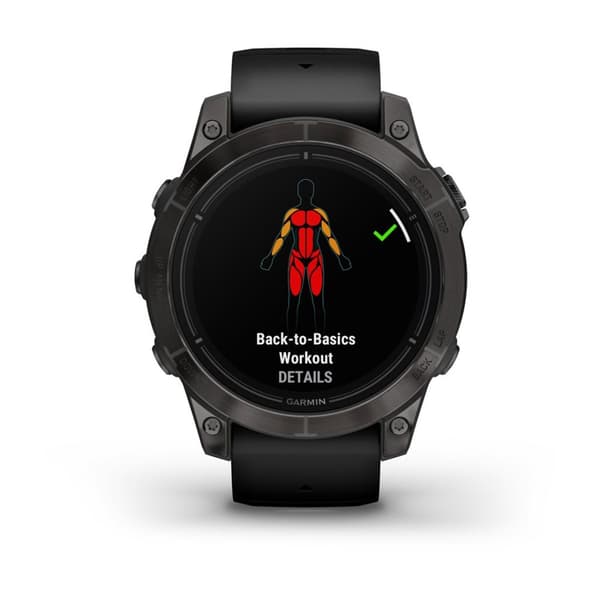 Garmin EPIX PRO g2 47mm Sapphire Carbon Grey DLC Tit. Sort