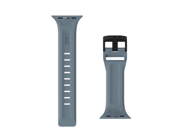 Urban Armor Gear 191498114151, Band, Smartklokke, Skyblå, Apple, Watch Series 10, 9, 8, SE 2, 7, 6, 5, 4, 3, 2, 1 & SE, Silikon