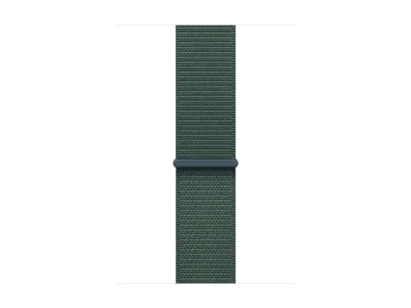 Apple Watch SE (GPS + Cellular) - 2a generation - 44 mm - stjärnljusaluminium - smart klocka med sportögla - mjukt nylon i dubbla lager - sjögrön - h