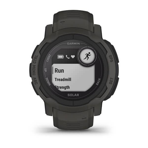 Garmin Instinct 2 Solar 2,29 cm (0,9") MIP 45 mm Digitaalinen 176 x 176 pikseliä Grafiitti GPS (satelliitti)