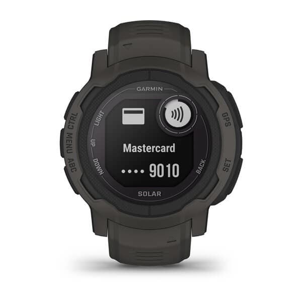 Garmin Instinct 2 Solar 2,29 cm (0,9") MIP 45 mm Digitaalinen 176 x 176 pikseliä Grafiitti GPS (satelliitti)