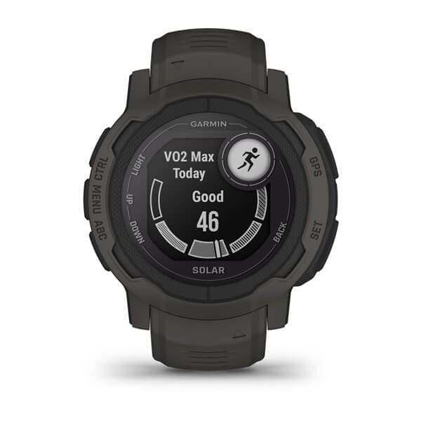 Garmin Instinct 2 Solar 2,29 cm (0,9") MIP 45 mm Digitaalinen 176 x 176 pikseliä Grafiitti GPS (satelliitti)