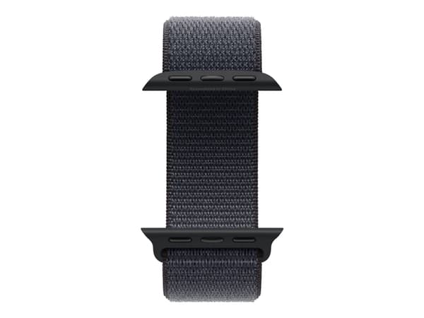 Apple Watch SE (GPS + Cellular) - 2a generation - 40 mm - midnattsaluminium - smart klocka med sportögla - mjukt nylon i dubbla lager - bläck - handl