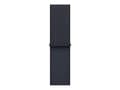 Miniatyrbild 5 av 5: Apple Watch SE (GPS + Cellular) - 2a generation - 40 mm - midnattsaluminium - smart klocka med sportögla - mjukt nylon i dubbla lager - bläck - handl