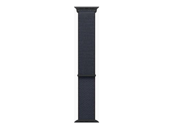 Apple Watch SE (GPS + Cellular) - 2a generation - 40 mm - midnattsaluminium - smart klocka med sportögla - mjukt nylon i dubbla lager - bläck - handl