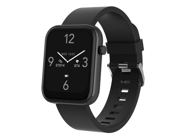 DENVER SW-182 - Smart klocka med band - display 1.7" - Bluetooth - svart