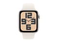 Miniatyrbild 3 av 5: Apple Watch SE (GPS) - 2a generation - 40 mm - stjärnljusaluminium - smart klocka med sportband - fluoroelastomer - starlight - bandstorlek: M/L - 32