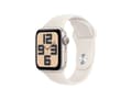 Miniatyrbild 4 av 5: Apple Watch SE (GPS) - 2a generation - 40 mm - stjärnljusaluminium - smart klocka med sportband - fluoroelastomer - starlight - bandstorlek: M/L - 32